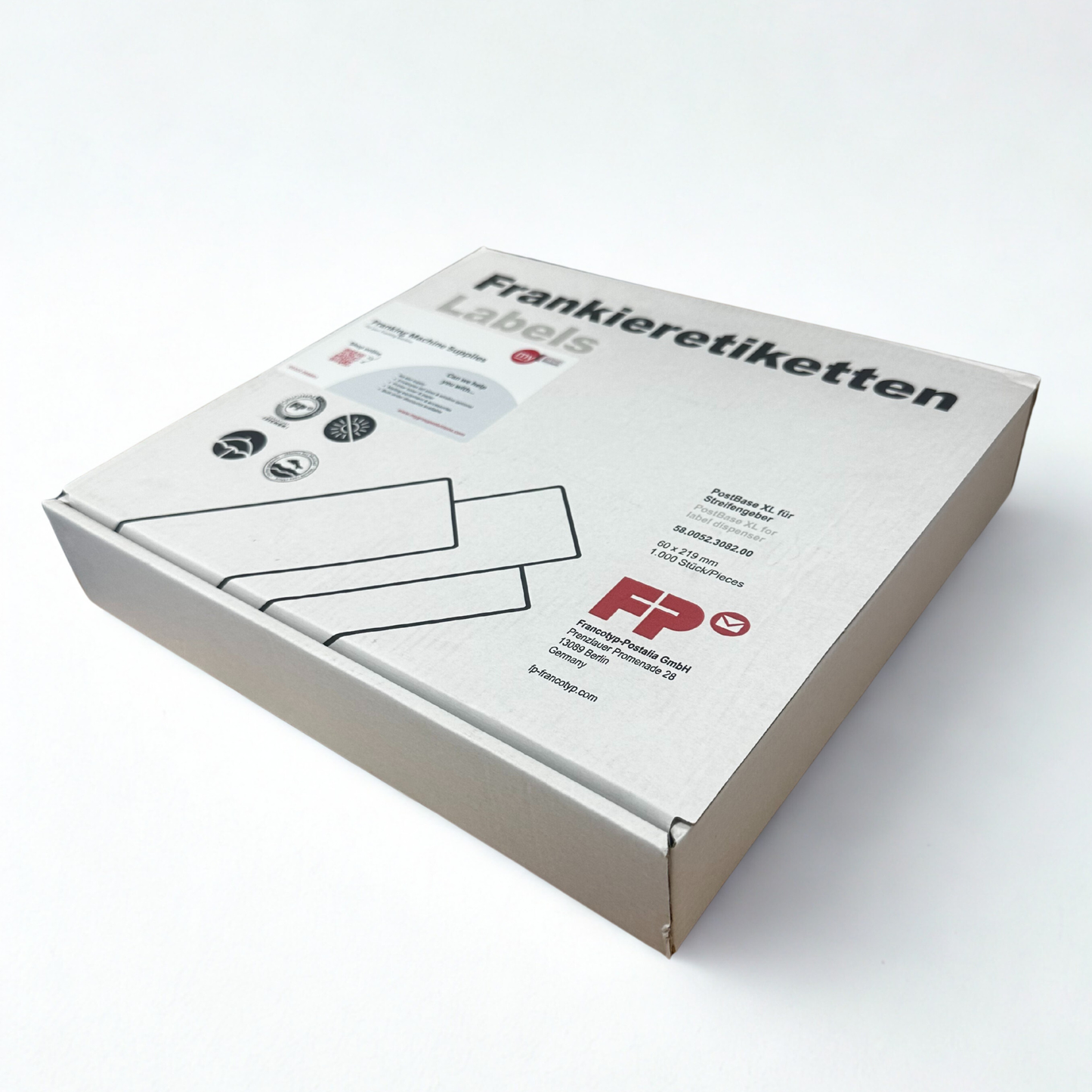 PostBase One XL Franking Labels 60 x 219mm