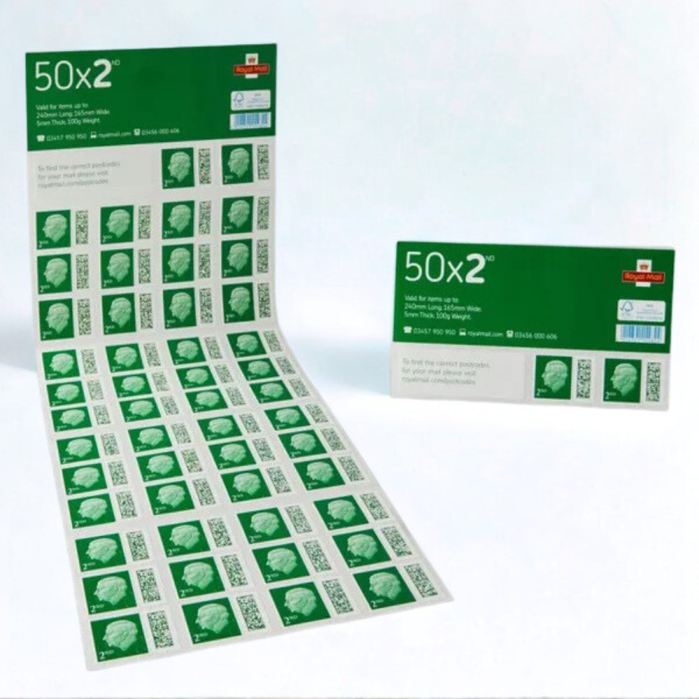50 x 2nd Class Stamps